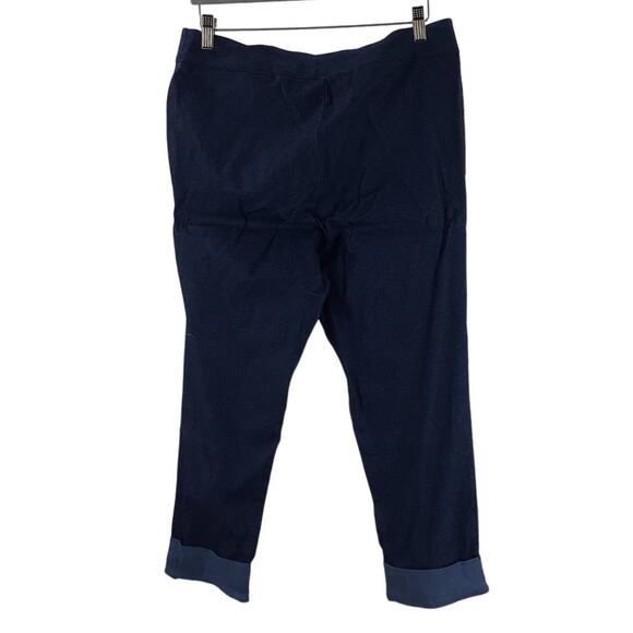 SMAK PARLOUR X unique vintage 1X blue dark wash cuffed retro jeans NWT B88 - Picture 2 of 8